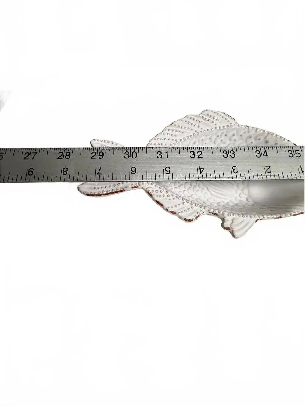 Mud Pie Ceramic Fish Shaped Decorative Bowl